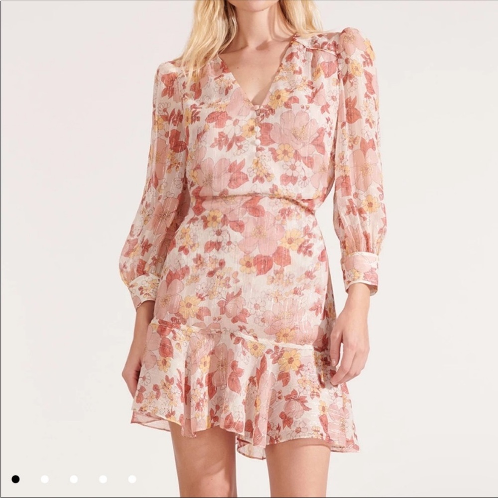 Veronica Beard Cybil Floral Minidress